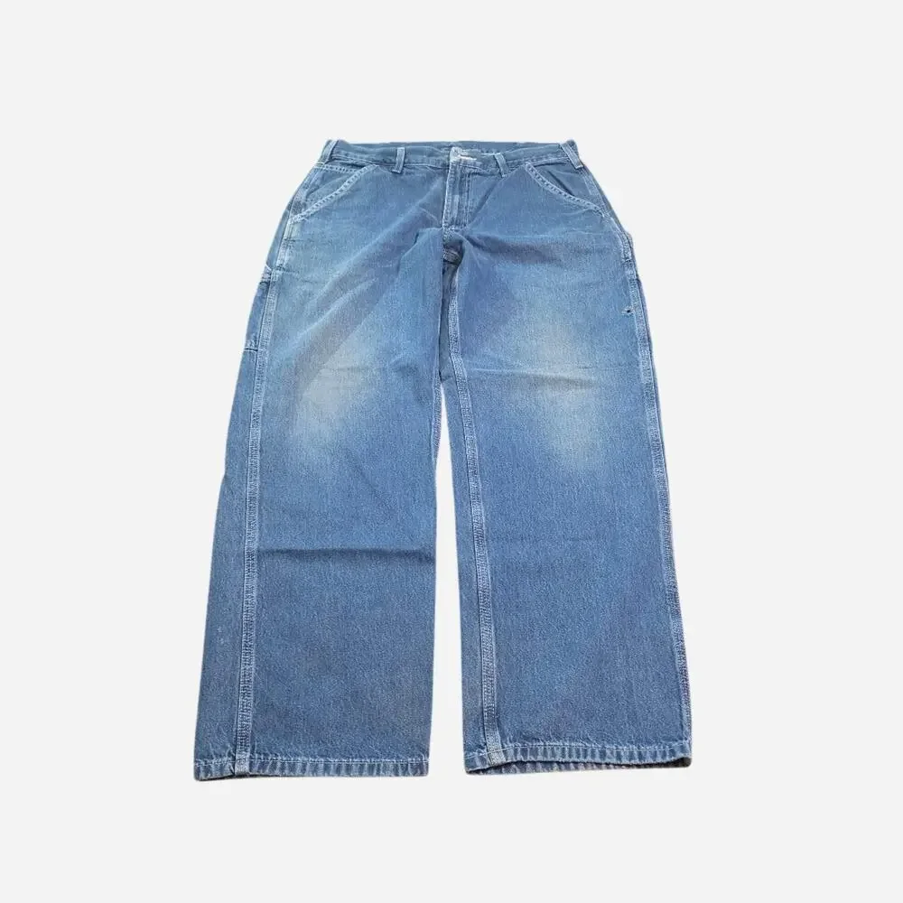 Vintage Carhartt Denim Blue Jeans (32x30)